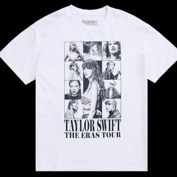 TAYLOR SWIFT THE ERAS TOUR WHITE T-SHIRT | M |L - Picture 1 of 6